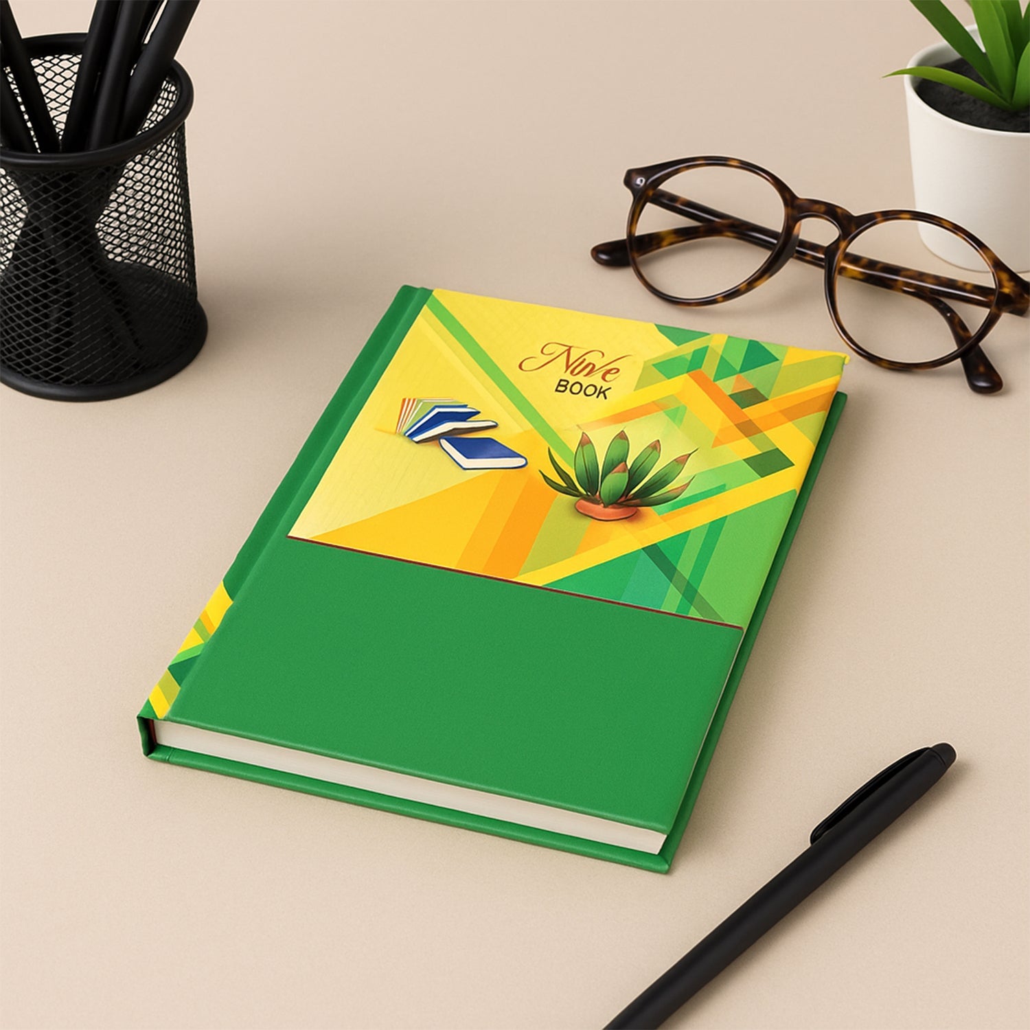 Elegant Hardcover Writing Notebook with Monthly Calendar Elegant Hardcover Writing Notebook with Monthly Calendar